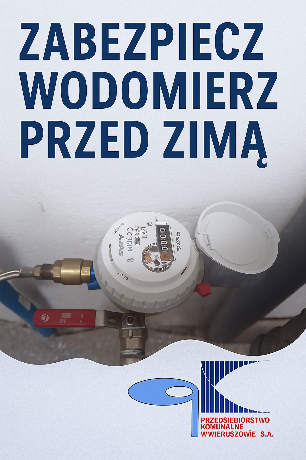 Zabezpiecz wodomierz przed zimą